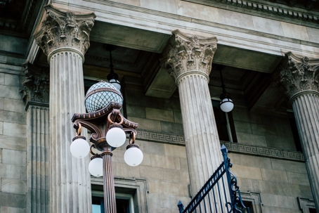 courthouse pillars outside